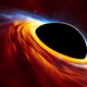 Artist’s impression of a rapidly spinning supermassive black hole surrounded by an accretion disc—one consisting of the shredded remains of a Sun-like star. (Image: ESO, ESA/Hubble, M. Kornmesser)